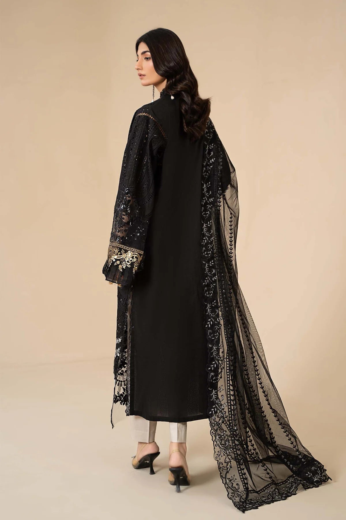 3 Piece Embroidered Lawn Suit By Maria.B.
