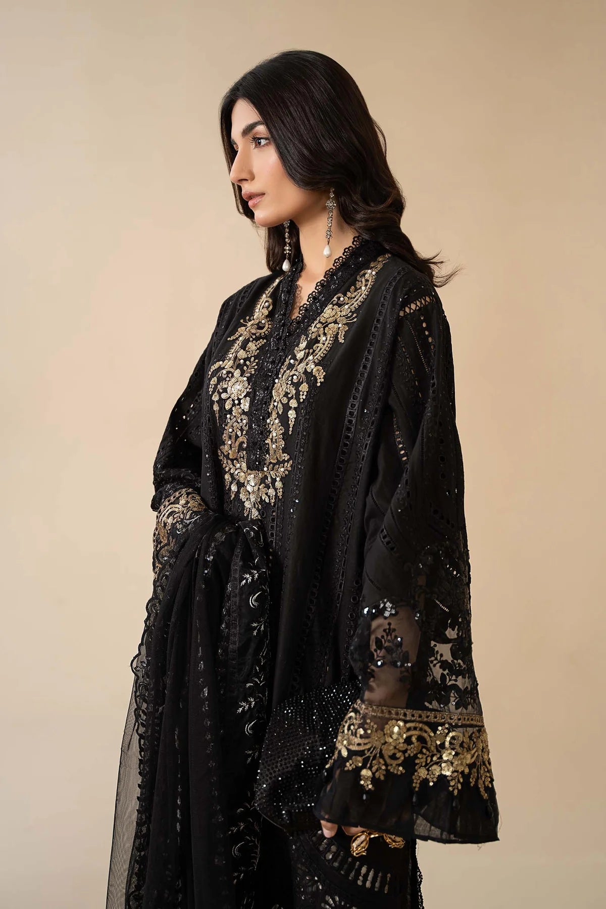 3 Piece Embroidered Lawn Suit By Maria.B.