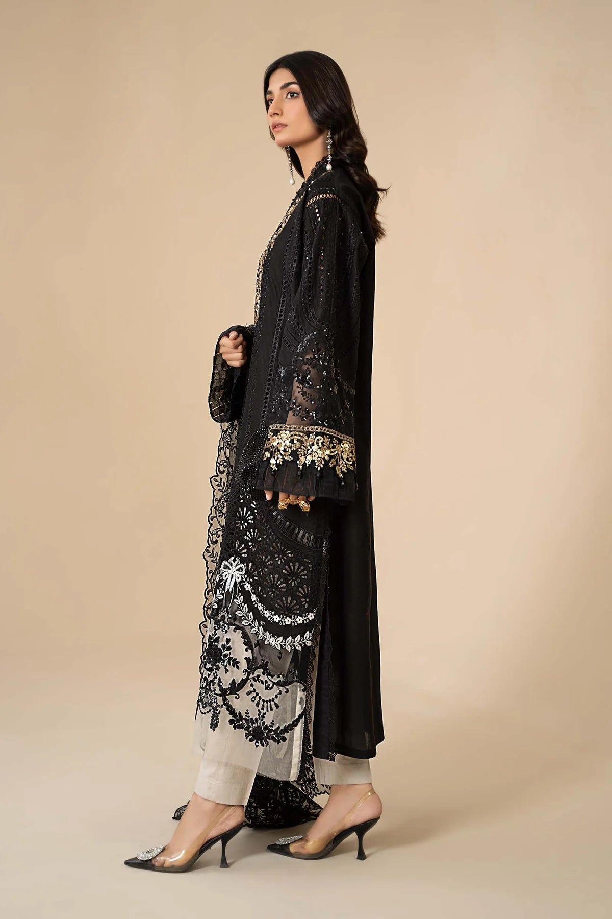 3 Piece Embroidered Lawn Suit By Maria.B.