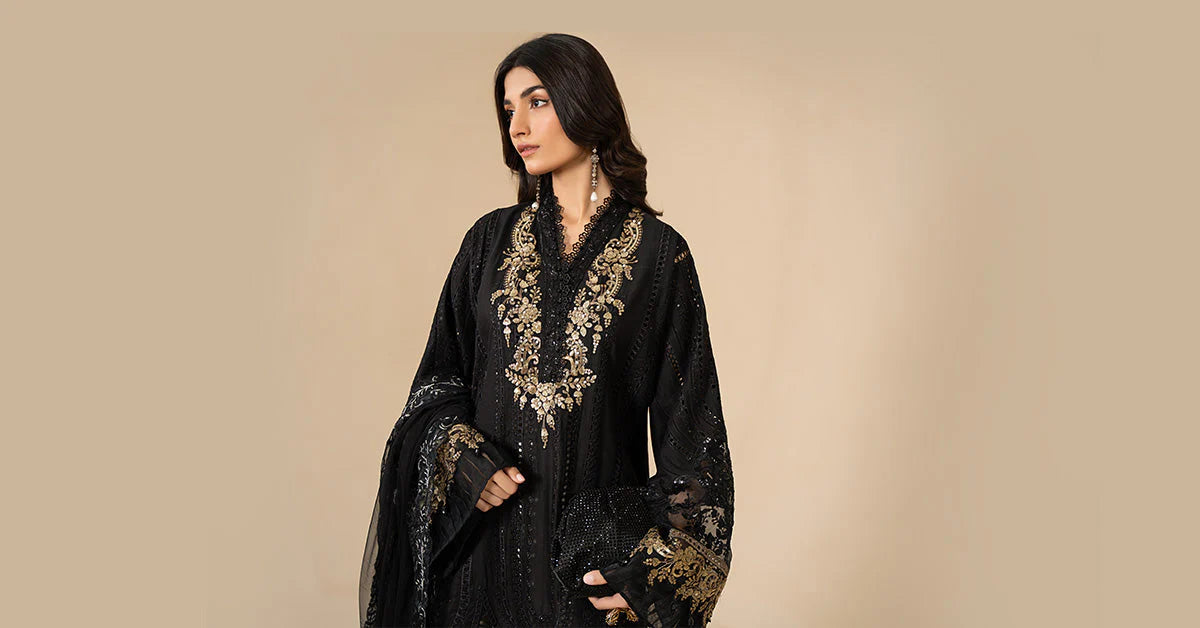 3 Piece Embroidered Lawn Suit By Maria.B.