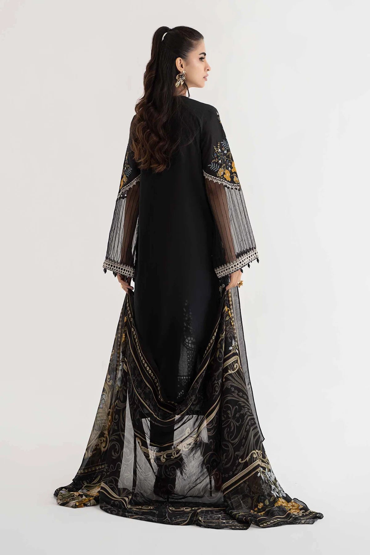 3 piece Embroidered Stitched Suit By Maria.B.