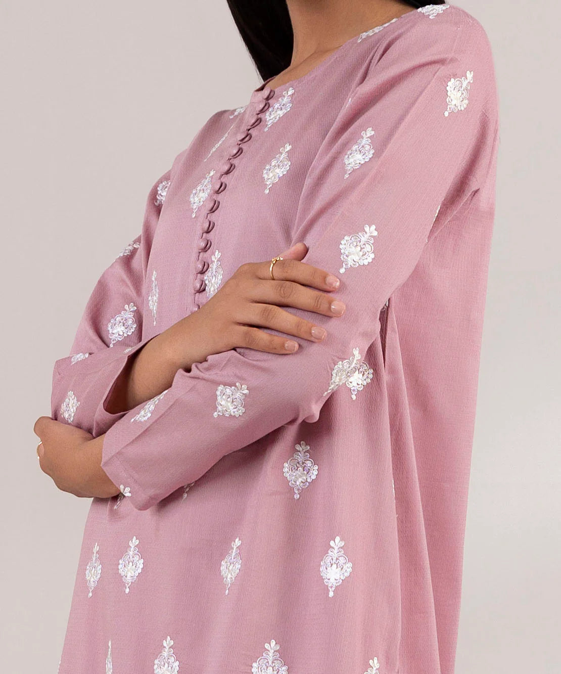 3-Piece Embroidered Outfit By Sapphire