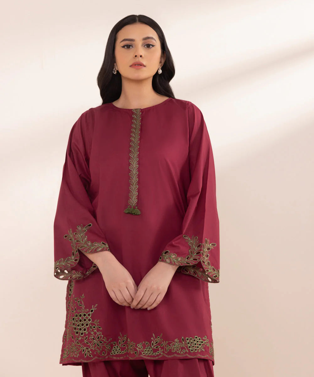 2-Piece Embroidered Lawn Suit By Sapphire