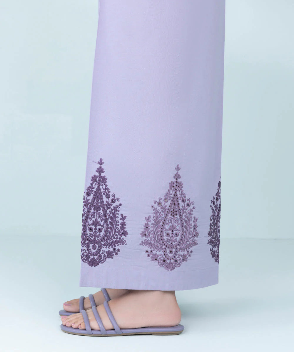 2-Piece Embroidered Cotton Jacquard Suit by Sapphire