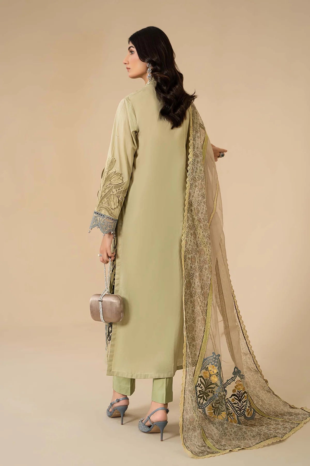 3 Piece Embroidered Lawn Suit By Maria.B.