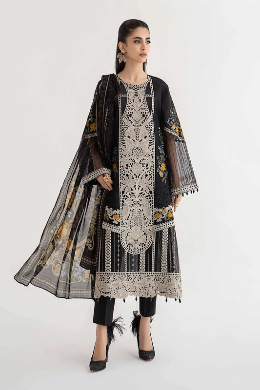 3 piece Embroidered Stitched Suit By Maria.B.