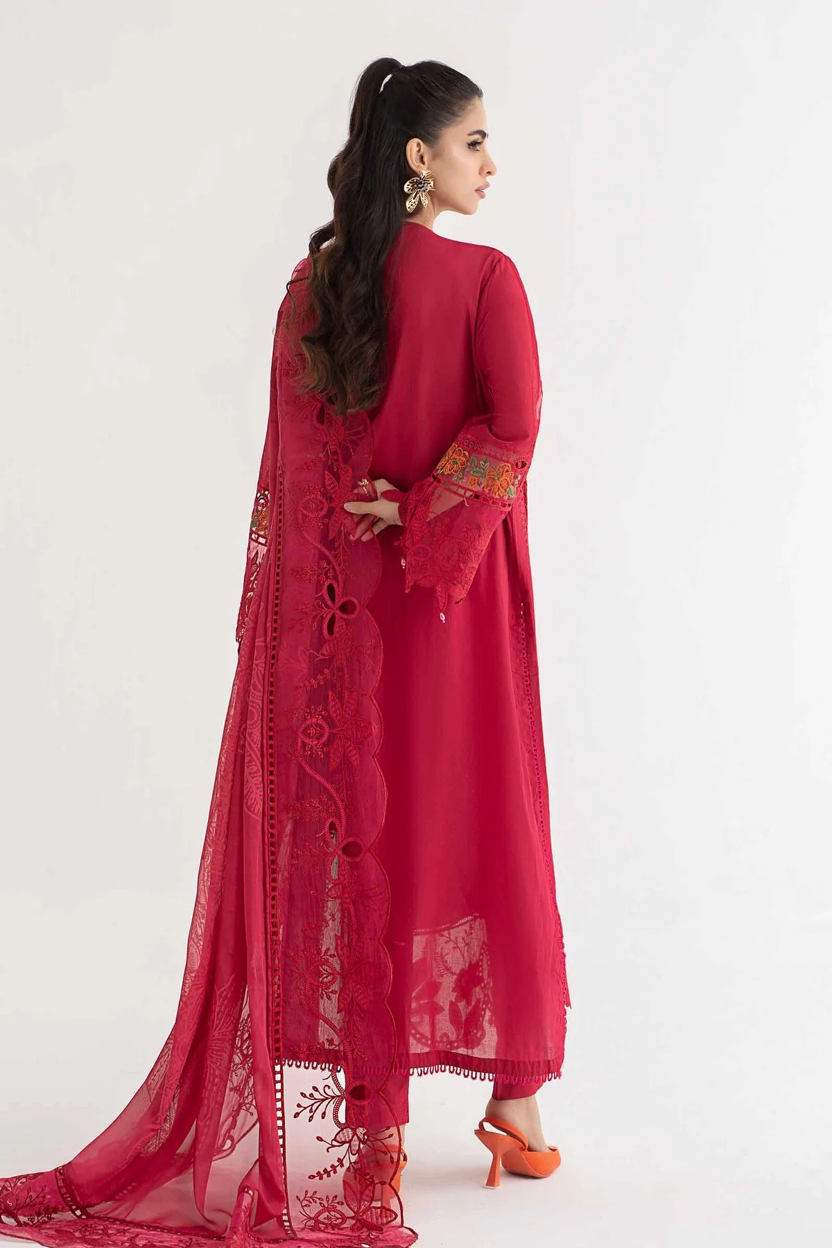 3 Piece Embroidered Lawn Suit By Maria.B.