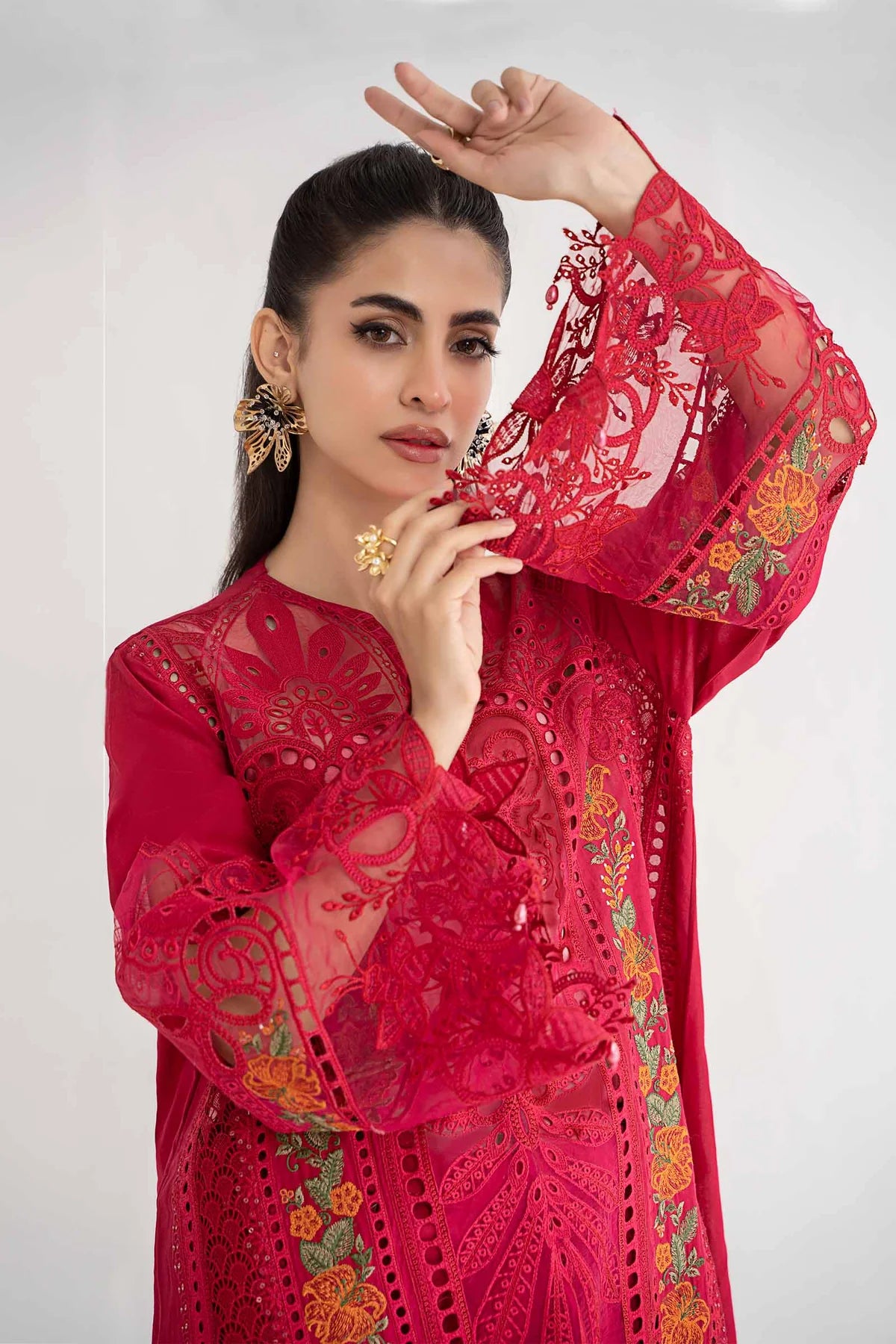 3 Piece Embroidered Lawn Suit By Maria.B.