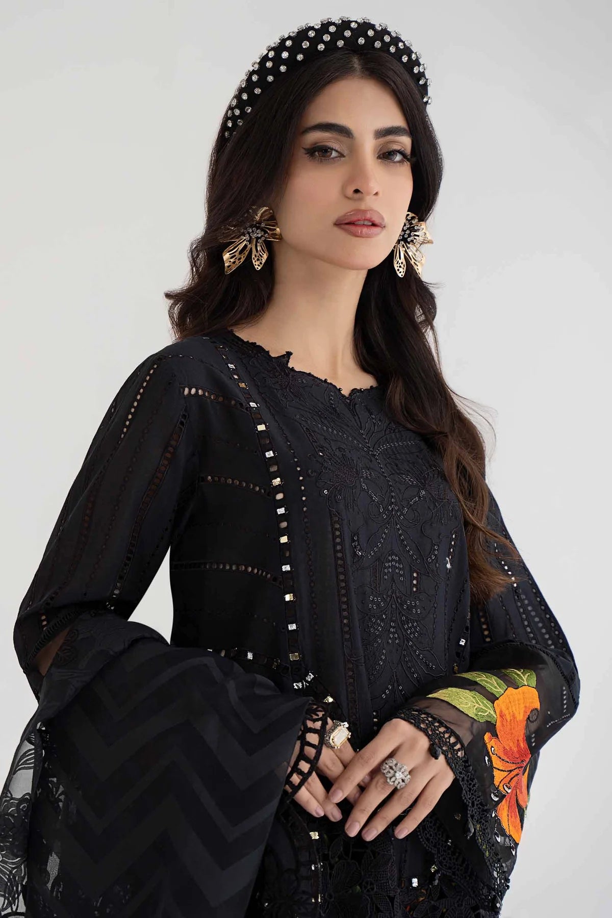 3 Piece Embroidered Lawn Suit By Maria.B.
