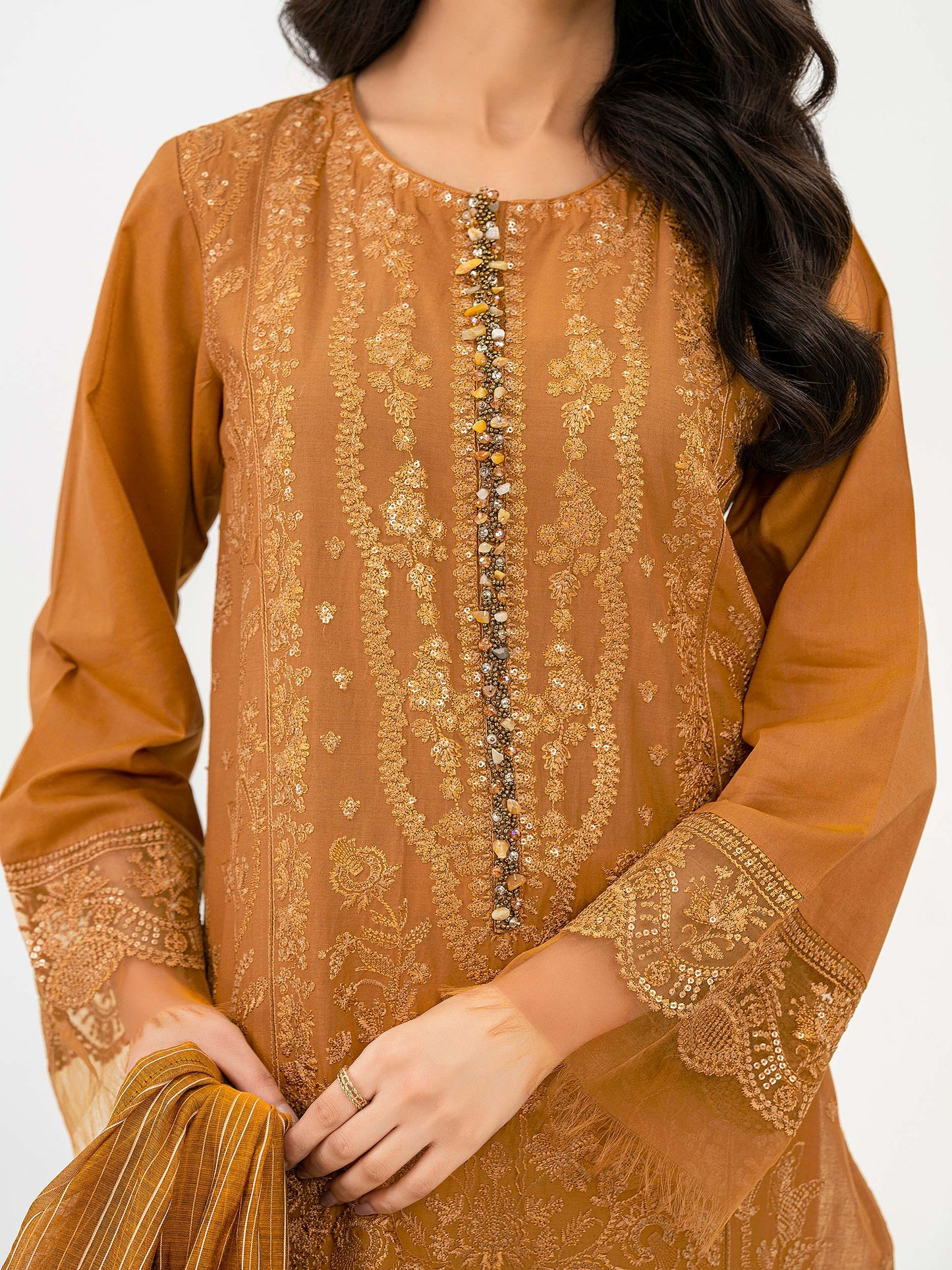 3 Piece Lawn Suit-Embroidered (Pret) By Limelight