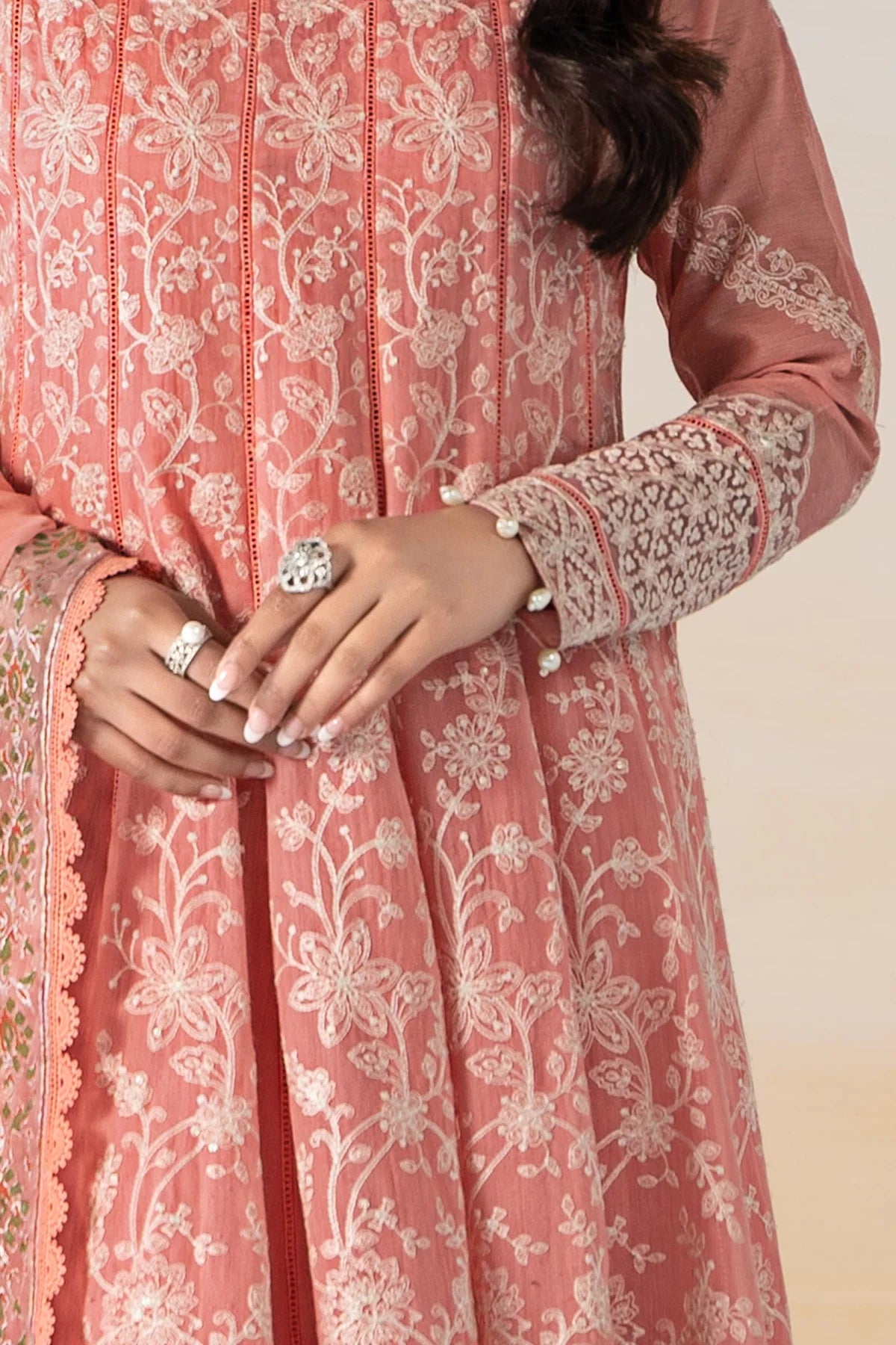 3 Piece Embroidered Lawn Suit By Maria.B.