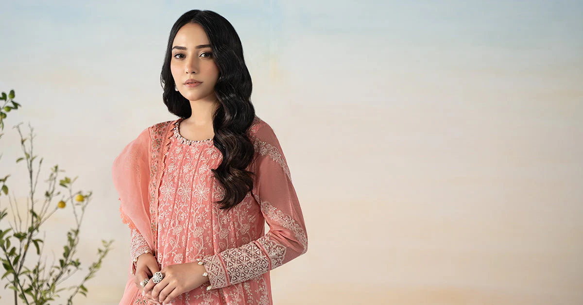 3 Piece Embroidered Lawn Suit By Maria.B.