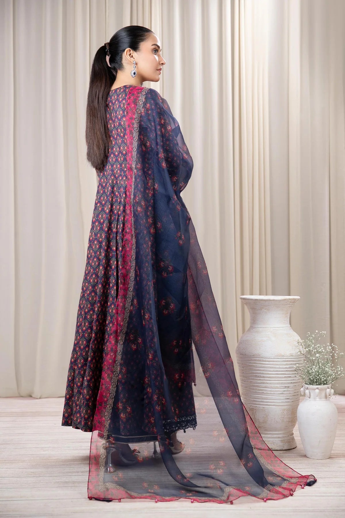 3 Piece Embroidered Lawn Suit By Maria.B.