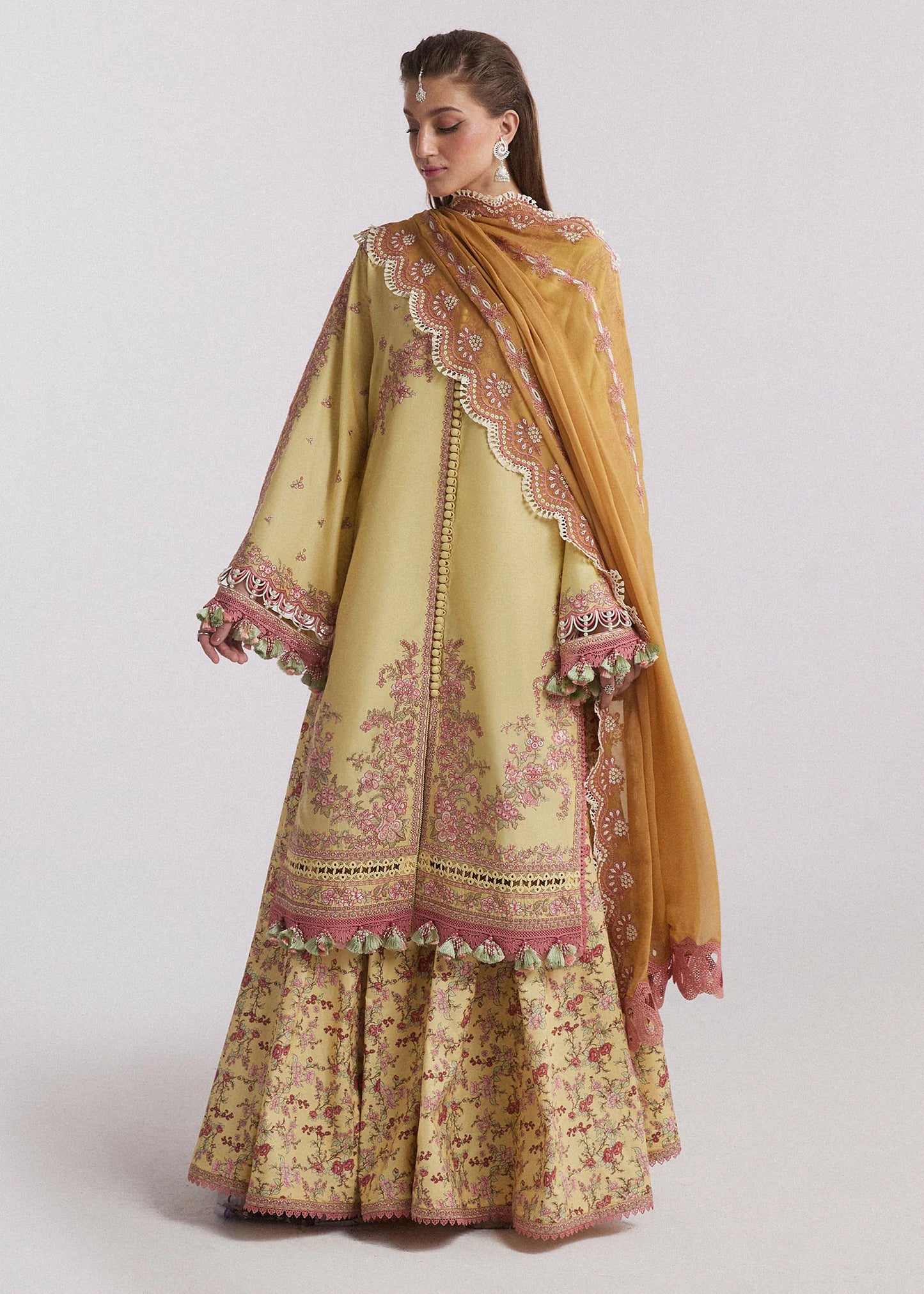 3-Piece Embroidered Lawn Suit By Hussain Rehar